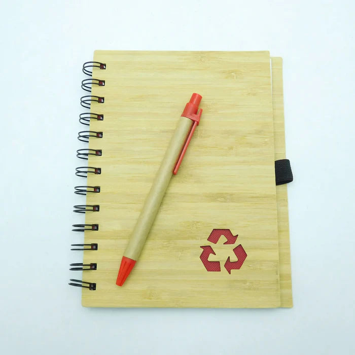 Ecoagenda Bambú con troquel