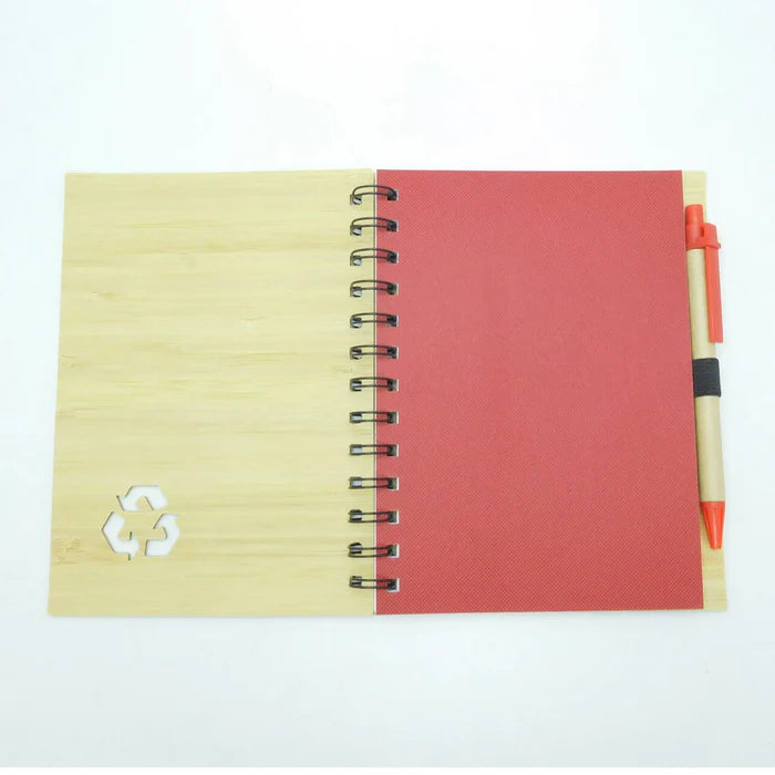 Ecoagenda Bambú con troquel