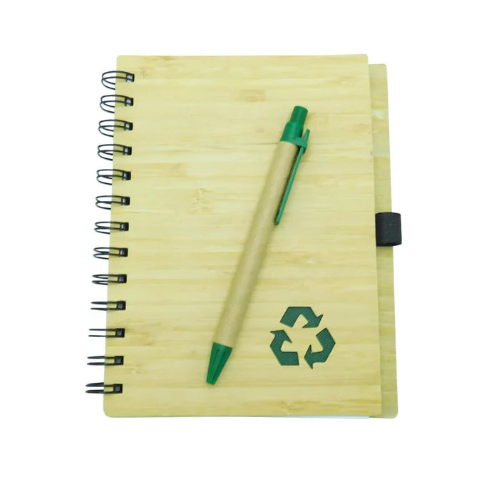 Ecoagenda Bambú con troquel
