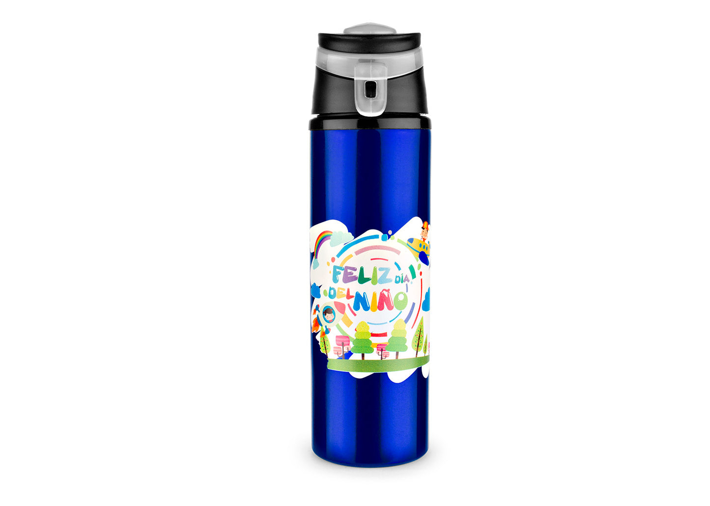 Botella en Aluminio Pull 600ml