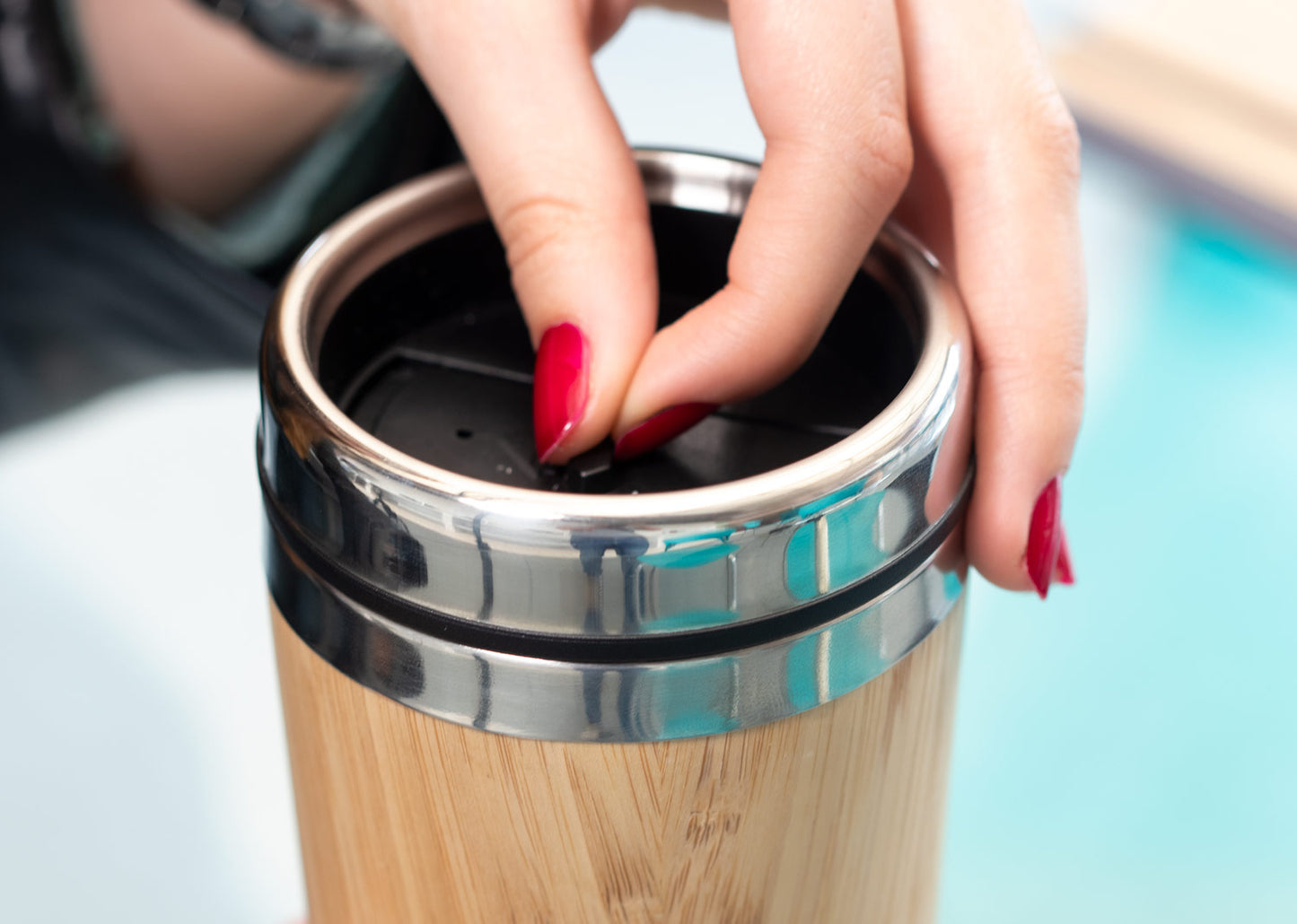 Mug Bambú 450 Ml / 15 Oz