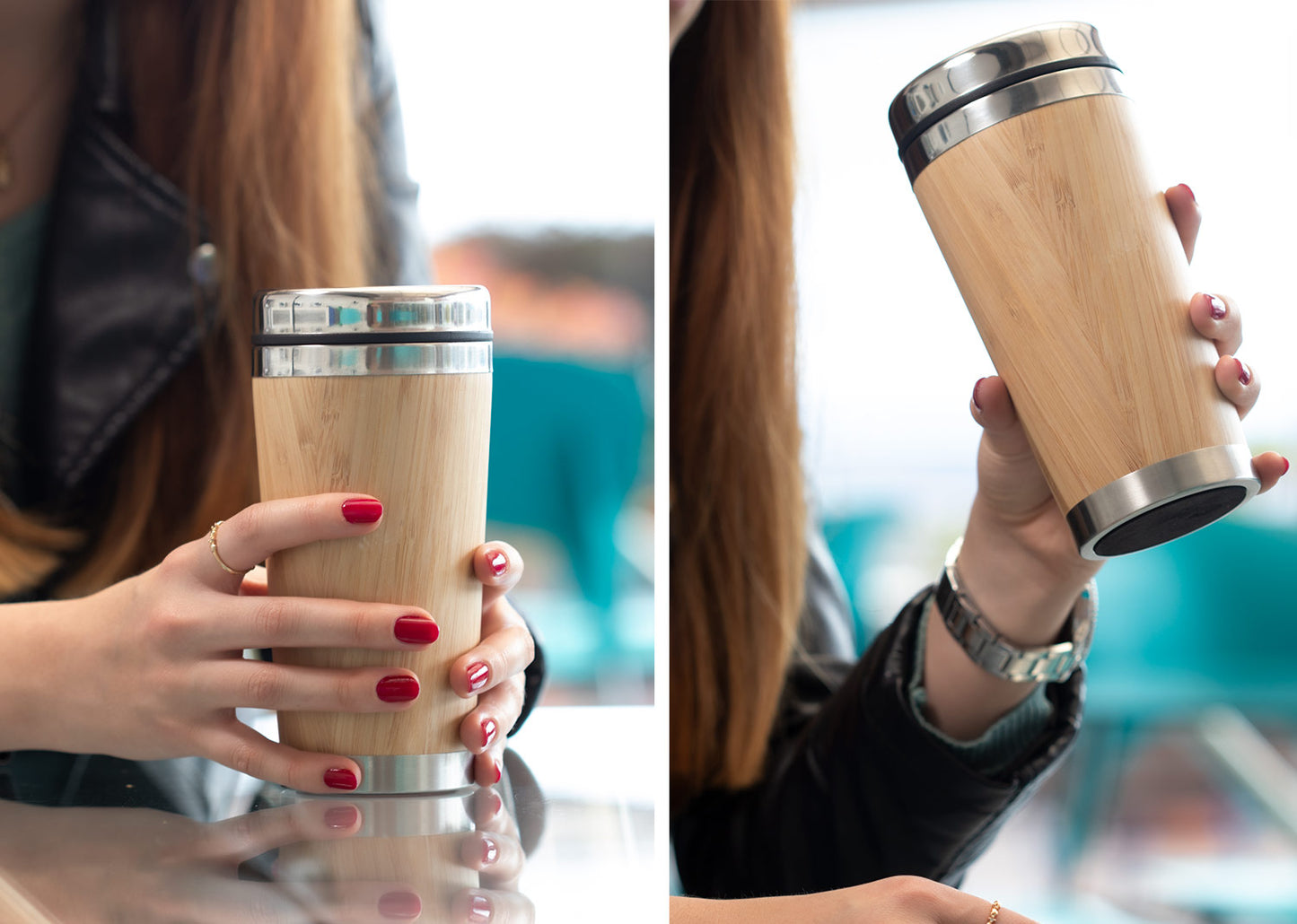 Mug Bambú 450 Ml / 15 Oz