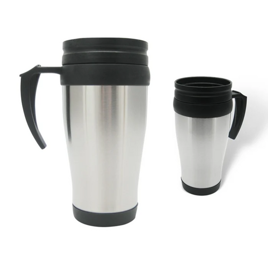 Mug Barril viajero 14 onz metalico